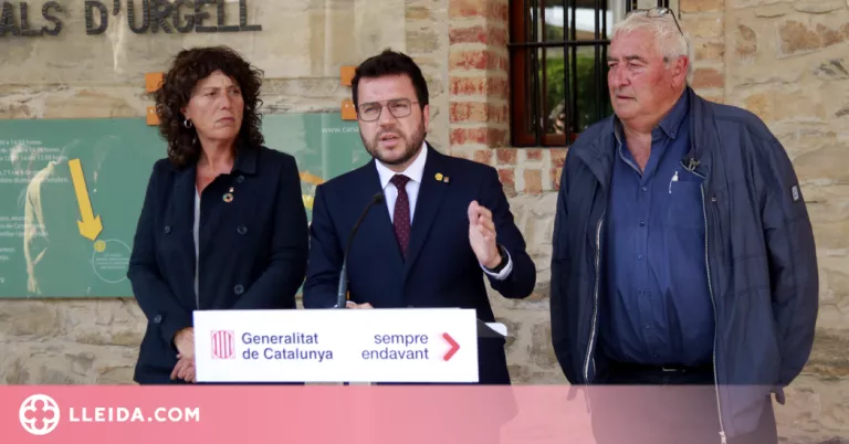Aragonès veu "dràstica" la decisió de tancar els Canals d'Urgell