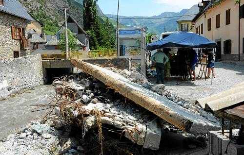 Limitaran activitats a menys de 100 metres de la Garona per les riuades del 2013 a Aran