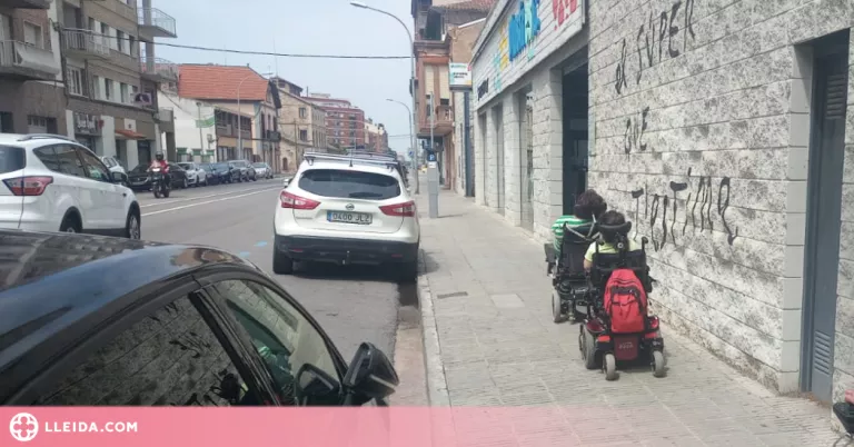 Aspid valora 'in situ' l'accessibilitat urbana de Mollerussa