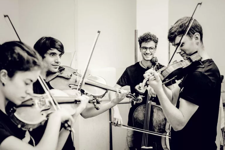 El Quartet Atenea a l'església de Sant Vicenç d'Esterri d'Àneu