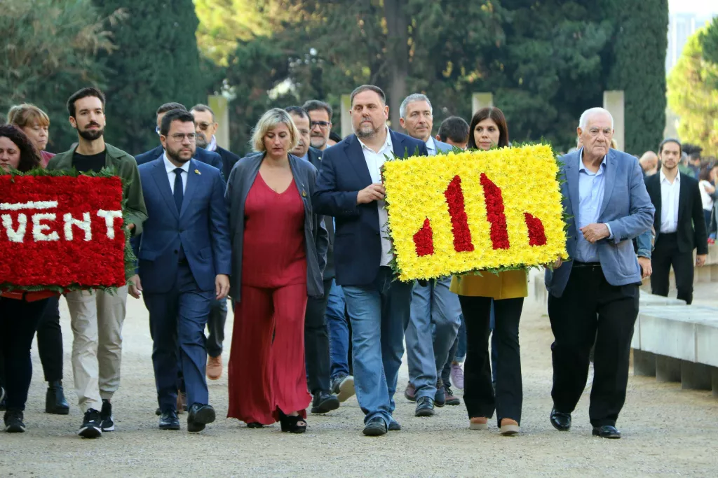 ⏯️ Govern, Parlament, partits i entitats commemoren l'aniversari de l'afusellament de Companys