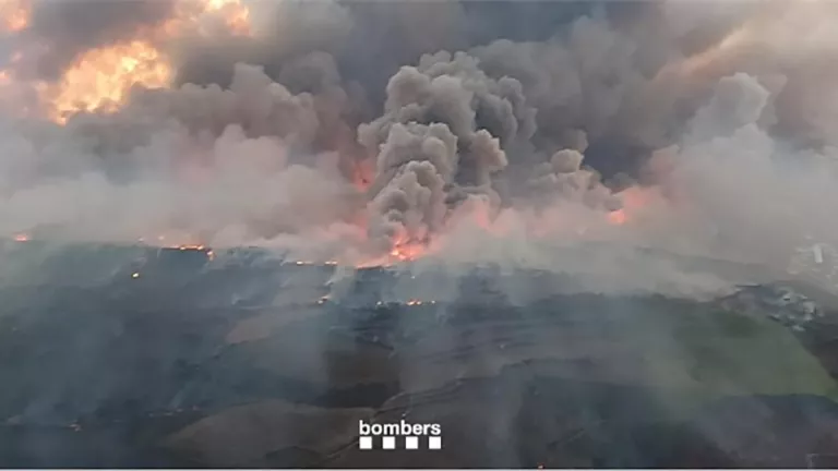 Dues víctimes mortals a Coscó per l'incendi de la Segarra