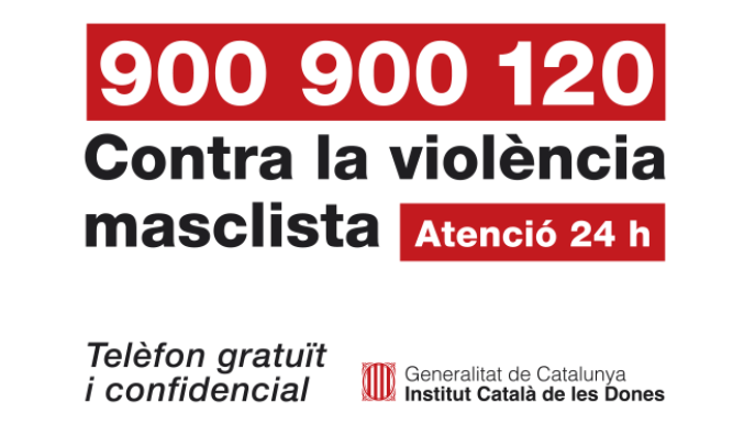 Augmenten les trucades al telèfon d'atenció a les víctimes de violència masclista durant el 2020