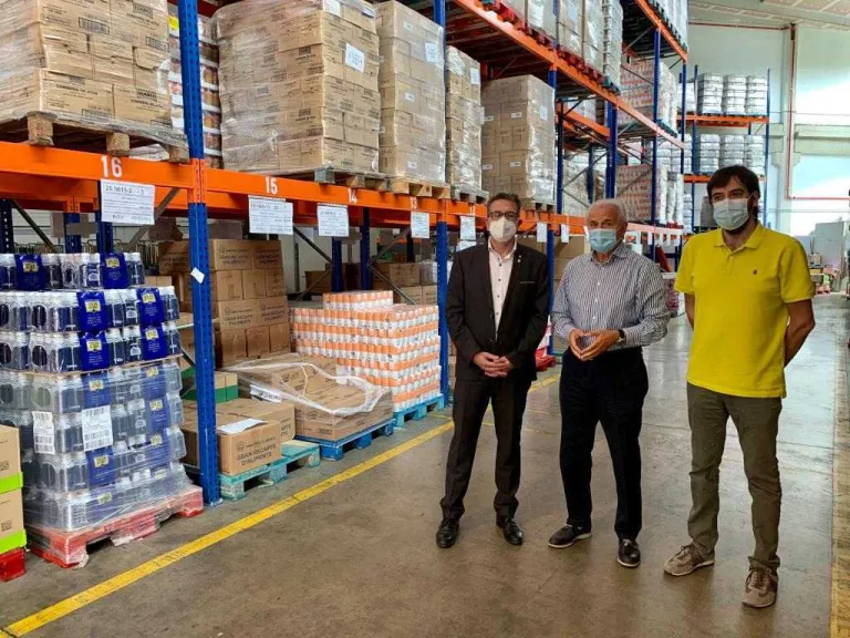 La Diputació dona suport a la tasca social del Banc dels Aliments