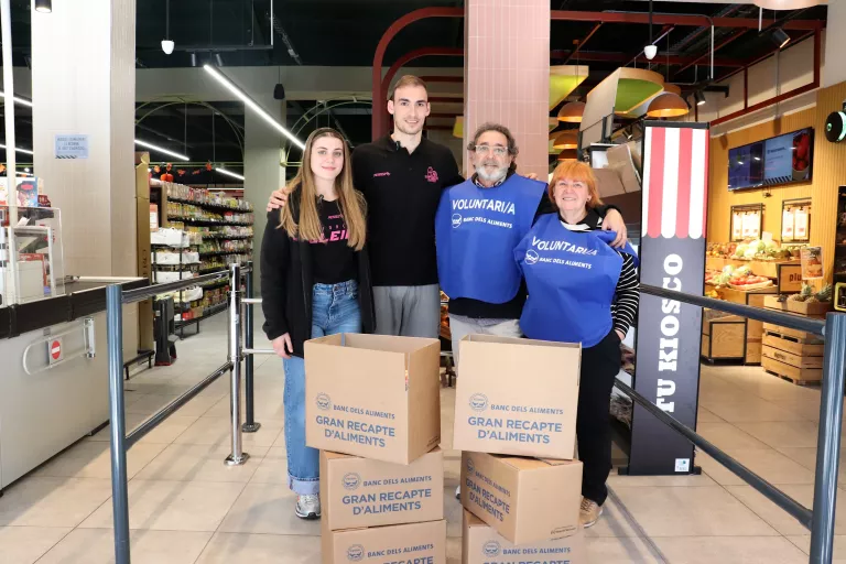 El Gran Recapte mobilitza més d’un miler de voluntaris a Lleida tot i patir un lleuger descens en les donacions d’aliments