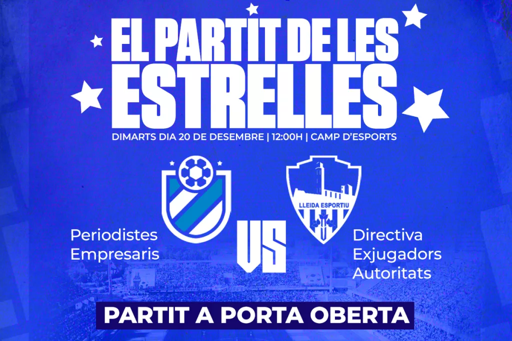 Premsa, empresa, política i club units a la gespa del Camp d'Esports en el Partit de les Estrelles