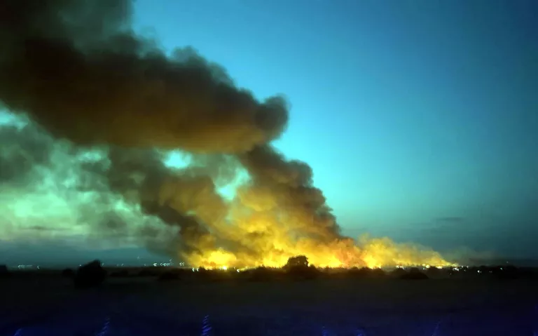 Estabilitzat l'incendi de vegetació agrícola i forestal de Guimerà, a l'Urgell