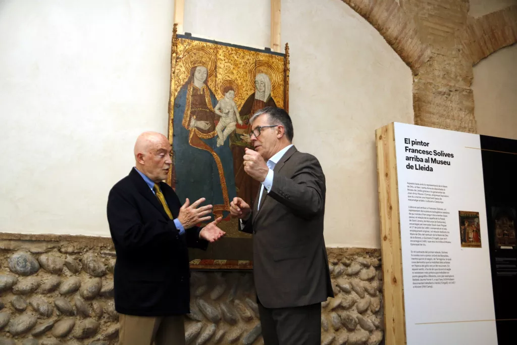 ⏯️ El Museu de Lleida rep en dipòsit una taula gòtica del segle XV adquirida a París