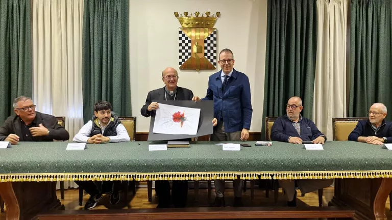 L'Ajuntament de Mollerussa rep al bisbe de Solsona, Francesc Conesa