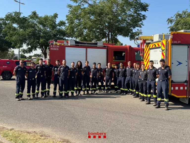Bombers de Lleida marxen cap als incendis forestals de Madrid i Àvila