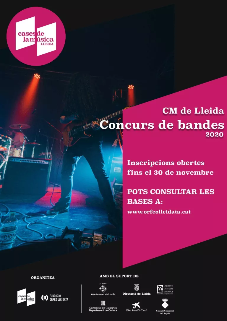 Concurs de bandes emergents per a joves d'entre 18 i 35 anys