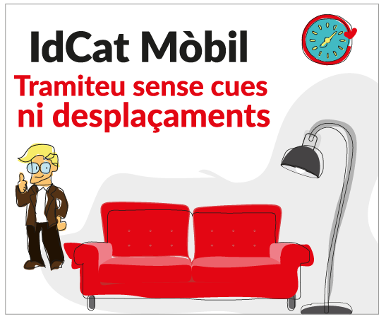 idCAT Mòbil, per a realitzar tràmits administratius des de casa