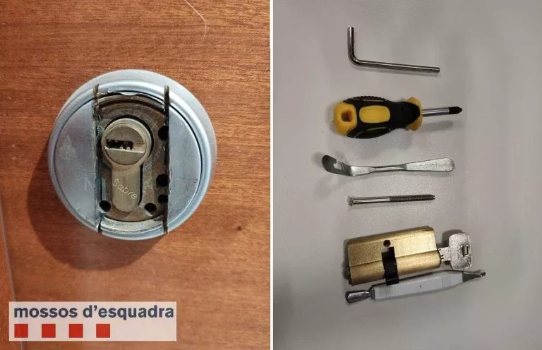 Un mosso fora de servei deté dues persones a Lleida per dos robatoris al carrer Camí de Picos