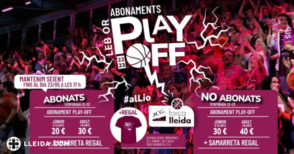 L’ICG Força Lleida presenta la campanya que durà a terme durant el Play-Off