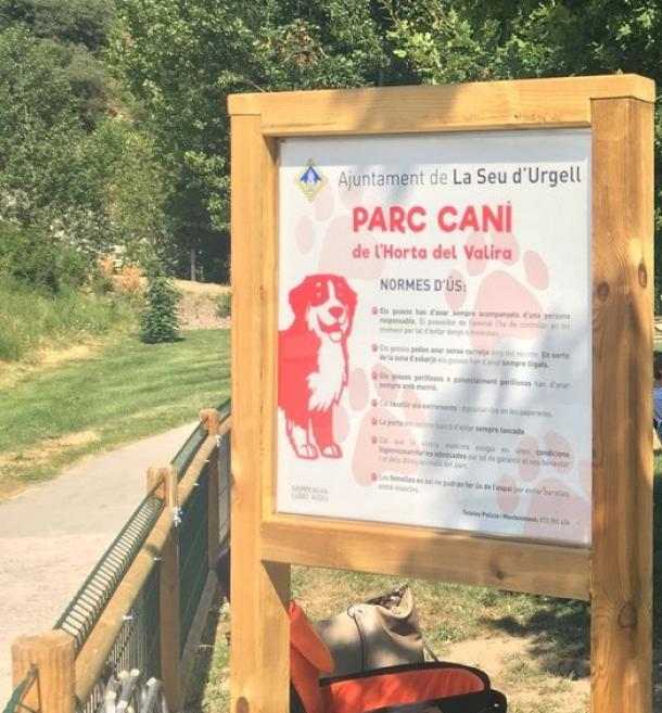 La Seu d'Urgell tanca al públic el parc caní de l'Horta del Valira a causa de l'estat d'alarma