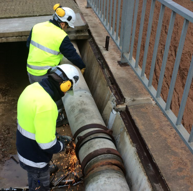 Tàrrega finalitza la reparació de la canonada d’aigua de boca afectada per una topada d’un camió a l’A-2