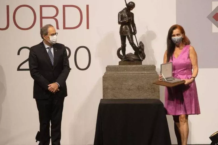 Teresa Capell recull la Creu de Sant Jordi
