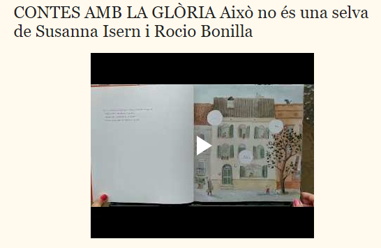 'Això no és una selva', dimecres de Contes amb la Glòria