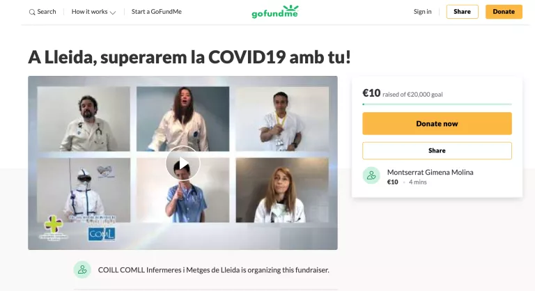 Els col·legis professionals obren la campanya "A Lleida, superarem la COVID-19 amb tu!"