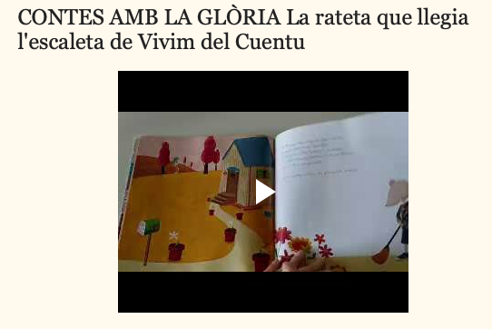 Conte clàssic per aquest dilluns de 'Contes amb la Glòria'