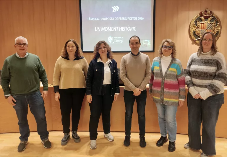 Tàrrega preveu un pressupost rècord de 24,3 milions d’euros per al 2026 amb inversions i habitatge com a prioritat