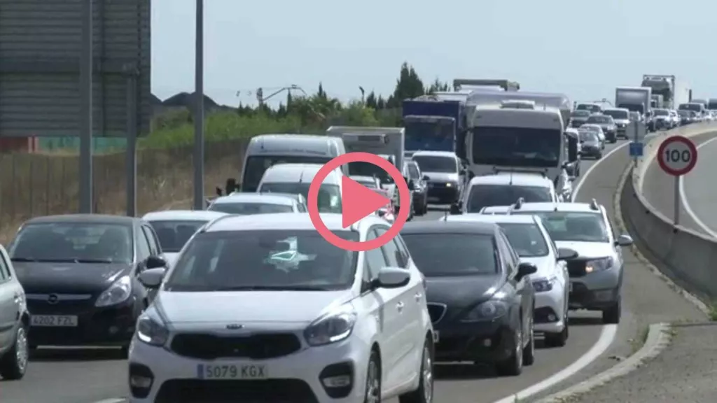 ⏯️ Cues quilomètriques als Alamús per accedir a Lleida pels controls perimetrals del Segrià