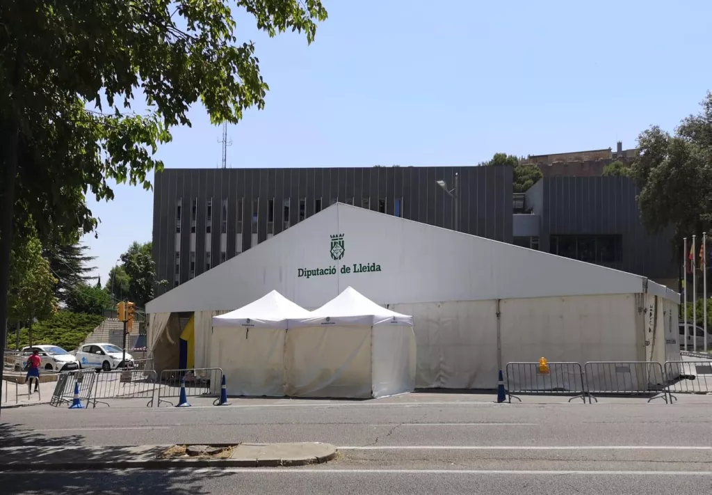 Salut retirarà la carpa de suport al CUAP de Prat de la Riba de Lleida