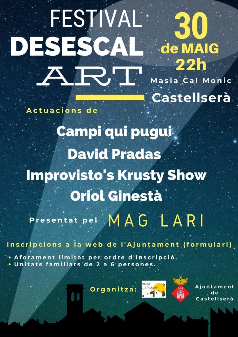 Castellserà celebra aquest cap de setmana el Festival Desescal-ART