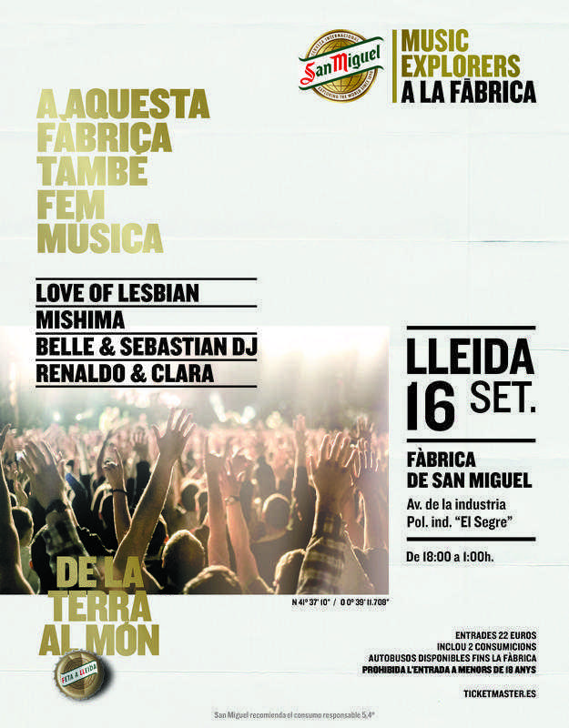 A punt el San Miguel Music Explorers, amb sis hores de música en directe