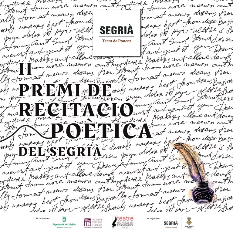El Consell Comarcal del Segrià obre la convocatòria al Premi de Recitació Poètica