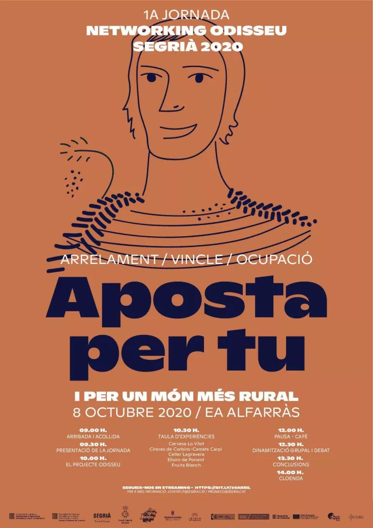 Alfarràs celebrarà la primera Jornada Networking Odisseu a l’Escola Agrària