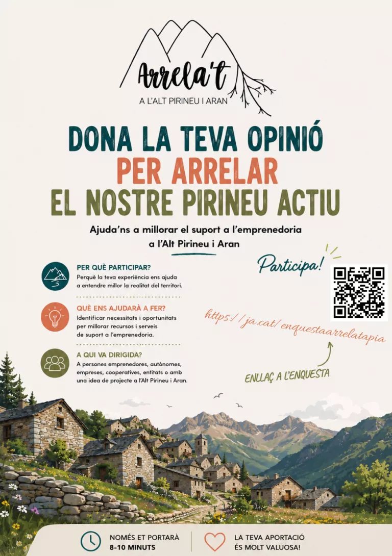 L’Arrela’t enquesta els actors econòmics de l’Alt Pirineu i Aran per definir noves accions de suport