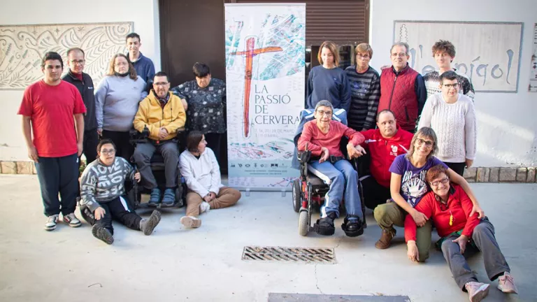 Art i inclusió s’agermanen de nou al cartell de la Passió de Cervera