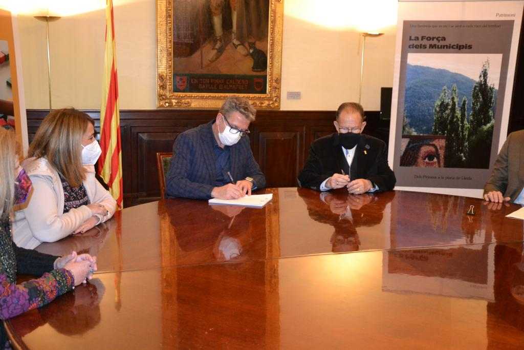 La Diputació de Lleida cedeix 2.364,50 m2 per ampliar els seus serveis al Complex de la Caparrella
