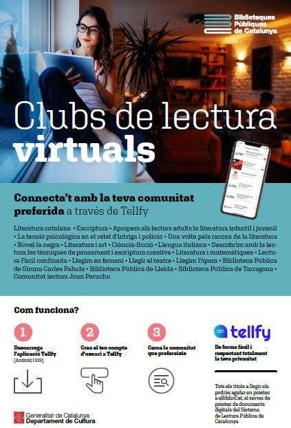 Tellfy, l'aplicació amb clubs de lectura