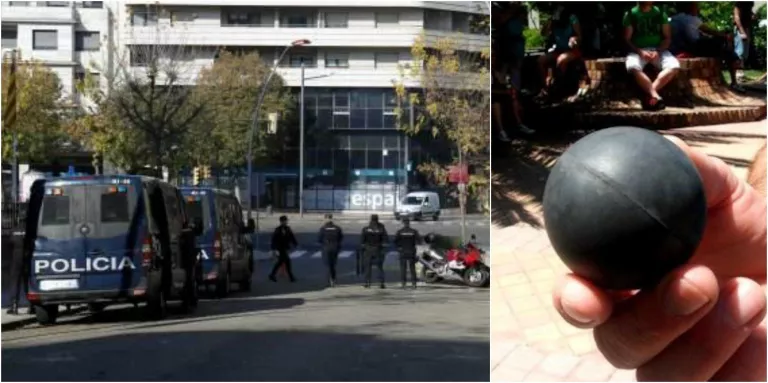 El Lestonnac considera que les bales de goma al pati formen part del llistat d'incidències per tenir la Policia al costat