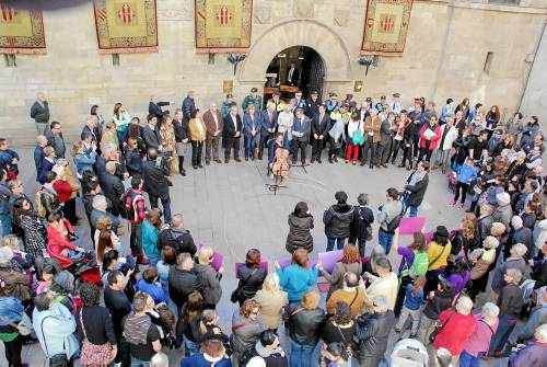 Lleida condemna la violència masclista