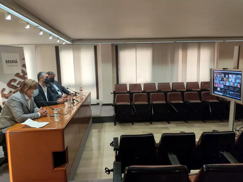 El consell comarcal del Segrià rep la visita de Bernat Solé