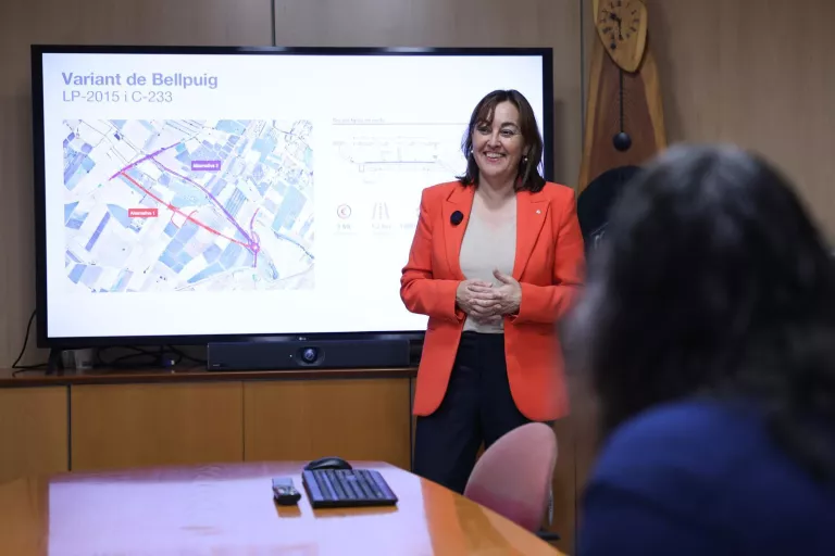 La variant de Bellpuig connectarà la LP-2015 i la C-233 pel sud del municipi