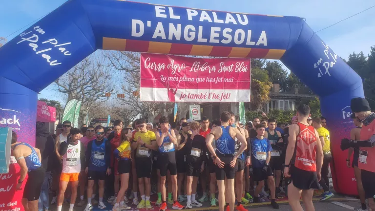 Rècord de participació en la 10a edició de la Cursa de Sant Blai al Palau d’Anglesola
