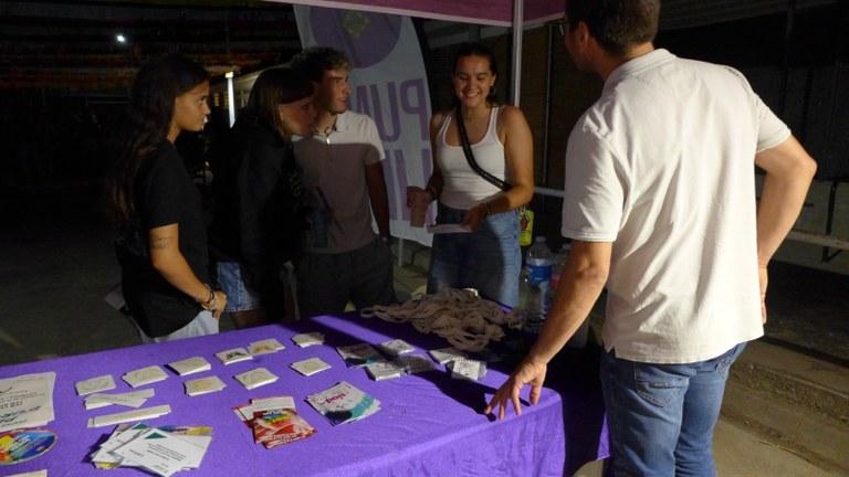 Els Punts Liles, presents a les festes majors per promoure espais més segurs