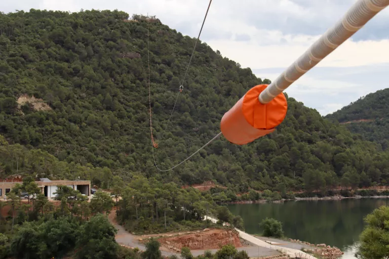 La Baronia de Rialb i Tiurana preveuen estrenar aquest estiu la tirolina més llarga de Catalunya