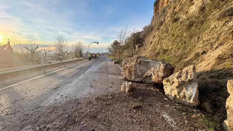 La Diputació inicia obres d’emergència a la carretera LV-9047 a Gerb després d’un despreniment