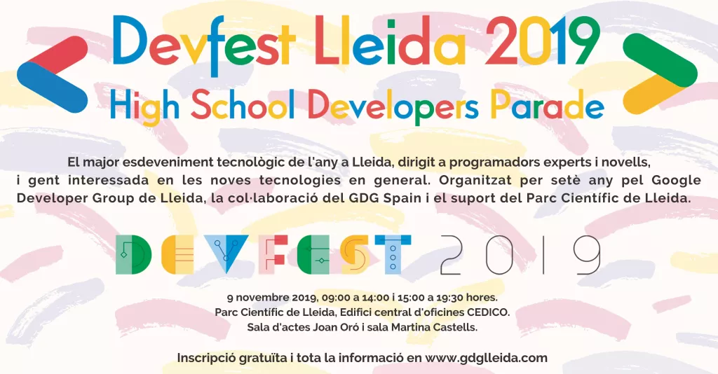 L’esdeveniment tecnològic Devfest Lleida es consolida i arriba enguany a la setena edició