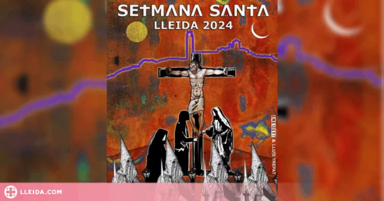 Amadeu Bonet presenta un cartell innovador per a la Setmana Santa de Lleida