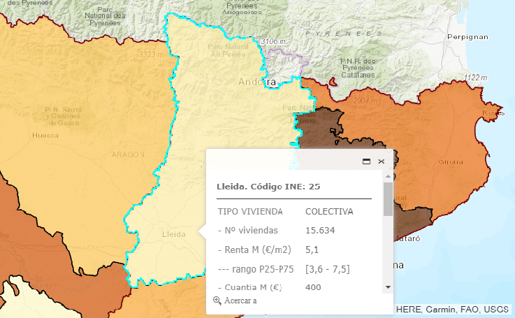 Lleida és la demarcació amb un major descens en el preu de l'habitatge, amb un 8,1%