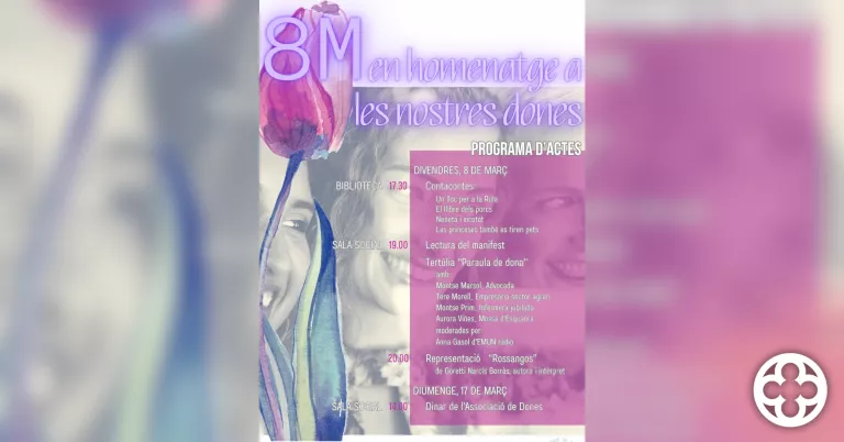 Torrefarrera celebra el 8M homenatjant les dones