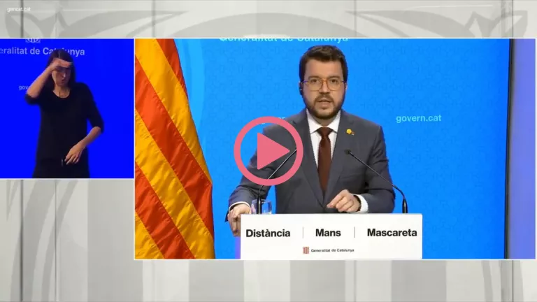 ⏯️ DIRECTE | El Govern presenta el Pla d'obertura amb les noves mesures contra la covid-19