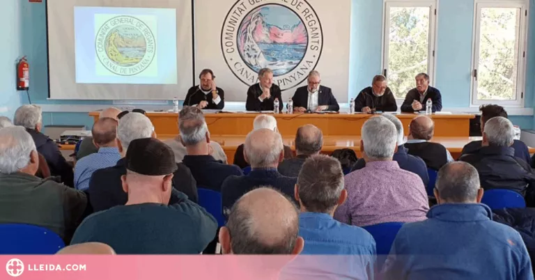 Aprovat el finançament per a modernitzar el reg de 1.927 hectàrees del Canal de Pinyana