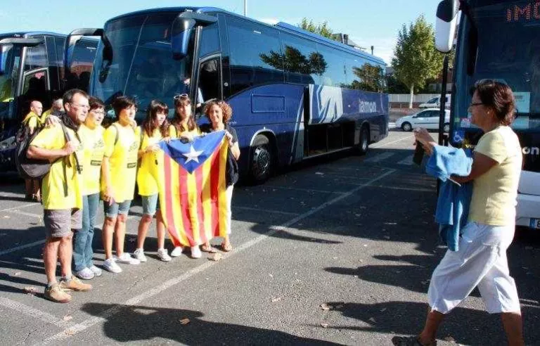 L’ANC preveu contractar més de cent autocars a Lleida per a la Diada